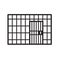 Black prison bars icon