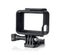 Black protective frame mount for action camera