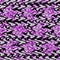 Black and purple abstract zigzag continuous pattern