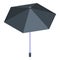 Black rain umbrella icon, isometric style