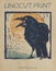 Black raven, black crow printmaking