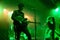 Black Rebel Motorcycle Club rock band perform in concert at Apolo stage