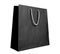 Black recycle paper shopping bag