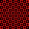 Black and red chessboard,