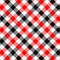 Black and Red Gingham pattern.