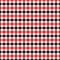 Black and Red Gingham pattern.