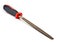 Black and red handle rasp