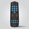 Black remote control and buttons eps10