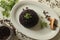 Black rice pulao. A one pot rice preparation with Black rice, ghee and spices
