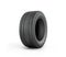 Black rubber car tire