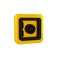 Black Safe icon isolated on transparent background. The door safe a bank vault with a combination lock. Reliable Data