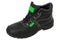 Black Safety Boot with Green