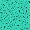 Black Safety goggle glasses icon isolated seamless pattern on green background. Vector