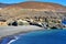 Black sand beach in Ajuy, Fuerteventura, Spain