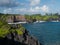 Black sand beach in Maui Hawaii