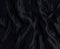 Black satin textile fabric, piece of fabric for sewing curtains and things