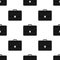 Black School Bag Icon Seamless Pattern