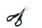 Black scissors isolated