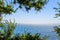 Black Sea in Anapa. Russian south. Sea in clear weather. Blue ocean. . Sea background