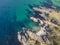 Black sea coast near Veleka Beach, Sinemorets, Bulgaria