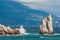 Black Sea landscape with Sail crag near Yalta