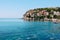 Black sea and old town at summer in Amasra, Turkey