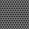 Black seamless flower of life pattern - sacred geometry background - most magical pattern on the world