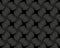 Black seamless pattern of quadratic woven bands. Vector dark repeating background illustration