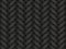 Black seamless pattern of wicker stripes. Vector dark repeating background illustration