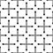 Black Seamless Plus Sign Geometrical Shaping Pattern Repeated Design On White