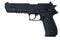 Black semi automatic handgun