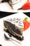 Black sesame cheese cake