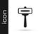 Black Shaving razor icon isolated on white background. Vector