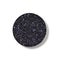 Black shimmer eyeshadow refill isolated on white