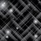 Black shiny vector pattern with crossed lines