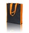 Black shopping fabric bag