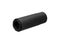 Black silencer for weapons. Suppressor that is at the end of an assault rifle