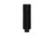 Black silencer for weapons. Suppressor that is at the end of an assault rifle. Isolate on a white back