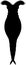 Black silhouette of bdelloid rotifer