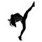 Black silhouette urban dance Zumba Street dance Breakdancing, hip hop dance