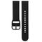 Black silicone strap for sports watches