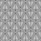 Black on Silver Double Triangle Geometrical Pattern Seamless Repeat Background