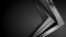 Black and silver metallic stripes abstract corporate motion background