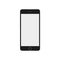 Black smartphone with buttons, grey empty screen with no text. classic proportions smartphone with grey screen vector eps10