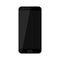 Black smartphone with camera and menu button and black empty screen with a glare. realistic Black smartphone vector eps10