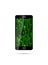 black smartphone with green matrix symbols on screen