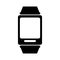 Black smartwatch icon image design