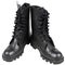Black soldier boots