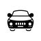 Black solid icon for Automobile, vehicles and transportation