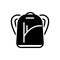 Black solid icon for Bag, sale and marketing